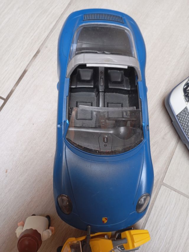 Pack Porsche y Moto Playmobil