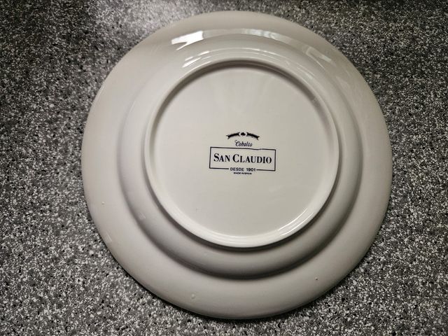 Vajilla Cobalto San Claudio, 48 piezas.