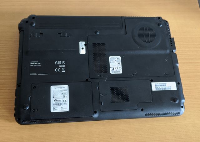 Ordenador portátil defectuoso 