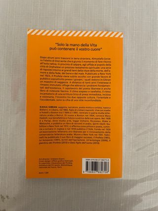 Libro “Il profeta” Kahlil Gibran