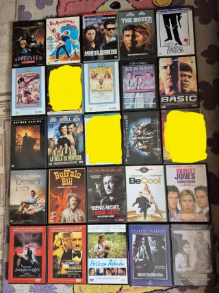 Lote 26, elegir películas dvd 4 x 10 euros