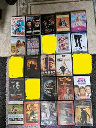 Lote 26, elegir películas dvd 4 x 10 euros