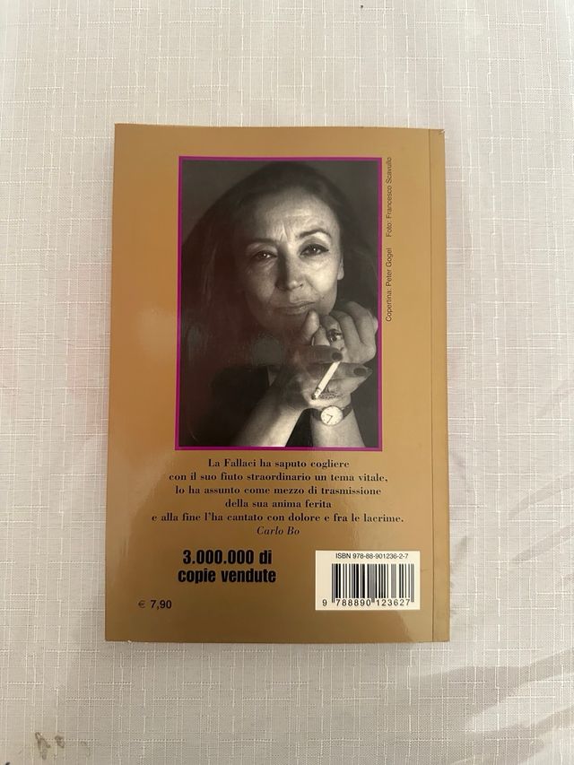 Libro Lettera a un bambino mai nato Oriana Fallaci