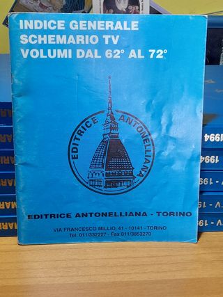 LOTTO 11 VOLUMI + IND SCHEMARIO TV VINTAGE