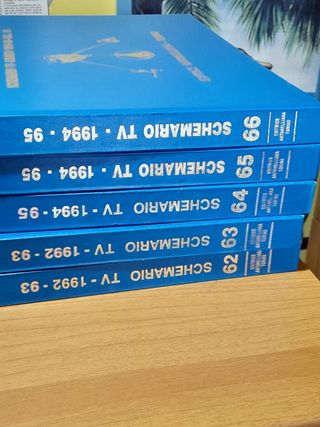 LOTTO 11 VOLUMI + IND SCHEMARIO TV VINTAGE