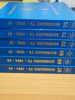 LOTTO 11 VOLUMI + IND SCHEMARIO TV VINTAGE