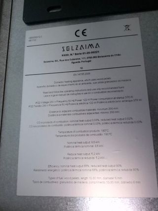 Stufa a pellet+tubi e pinze regalo