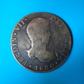 Fernando VII 8 reales plata 1820