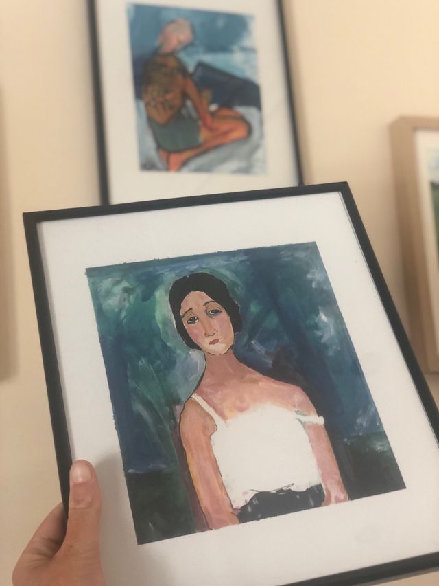 Amadeo Modigliani Christina Arte Opera famosa 1916