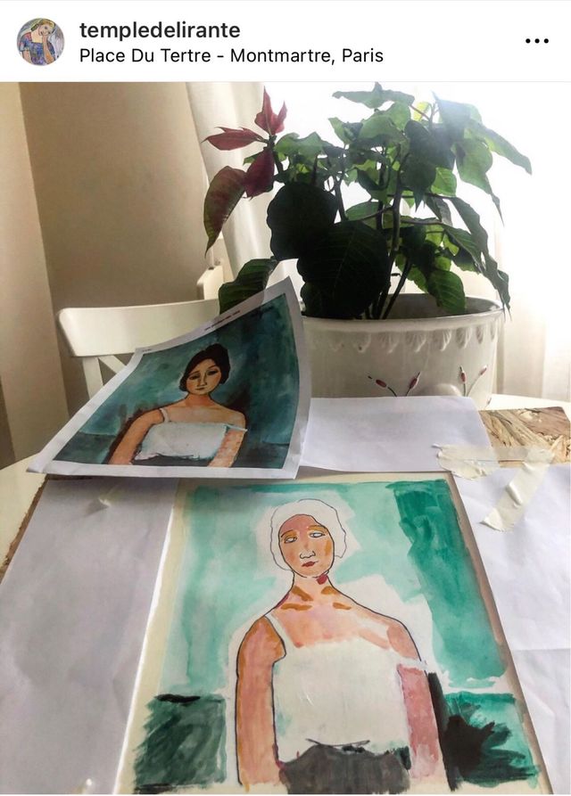 Amadeo Modigliani Christina Arte Opera famosa 1916