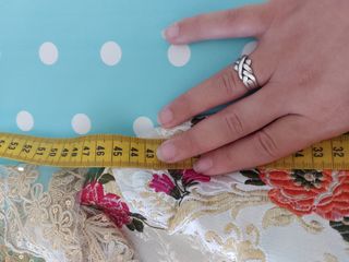 Traje de fallera con manteletas