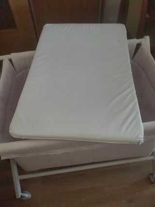 Minicuna Rosa Plegable 