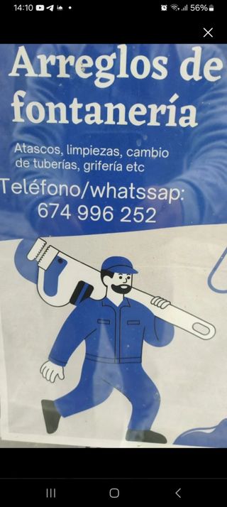 Servicio  de Fontaneria