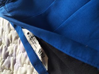 Mini falda azul Zara