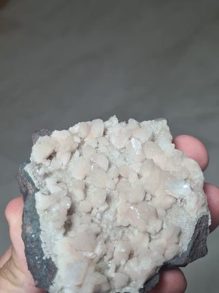 Minerali di zeolite HEULANDITE Rosa India Quarzo