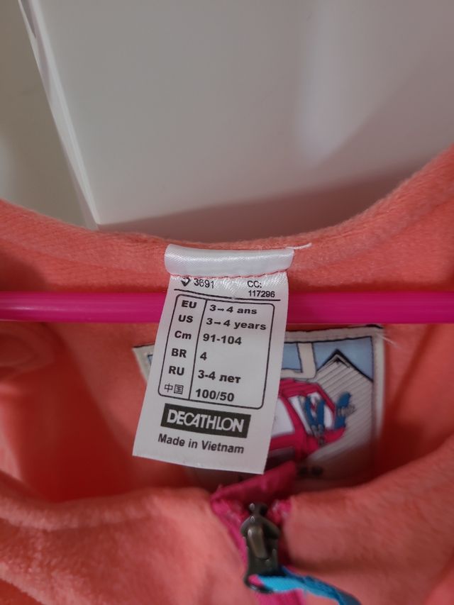 Mono esquí 3-4 años