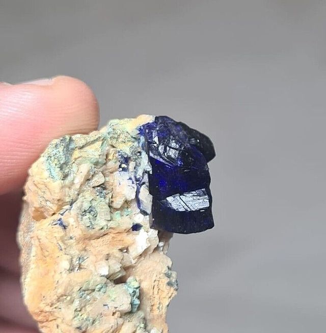 Minerali Collezione Azzurrite Cristallo Marocco