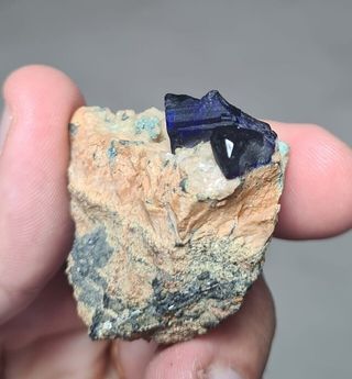 Minerali Collezione Azzurrite Cristallo Marocco