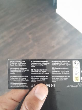 Giacca reversibile per cani