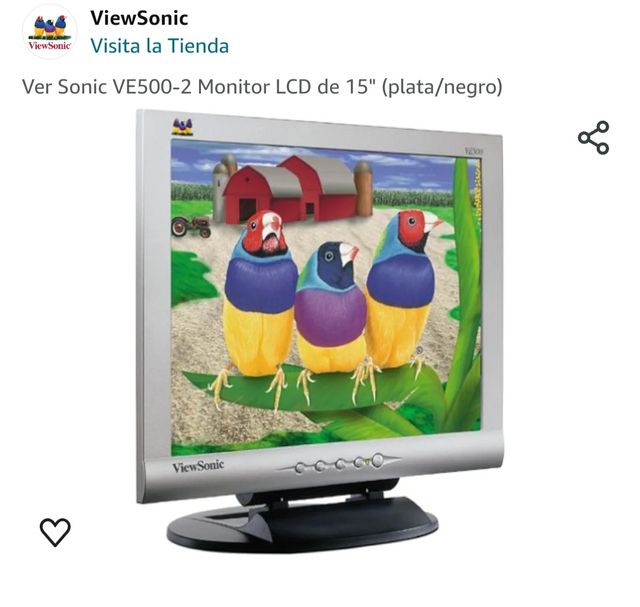 Monitor 15 pulgadas ViewSonic