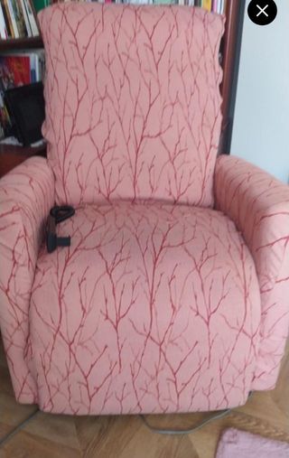 Poltrona elettrica per anziani con rivestimento