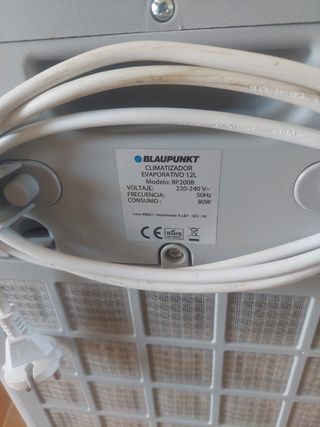 Climatizador evaporativo blaupunt