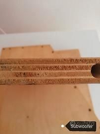 Cassa per subwoofer in legno multistrato