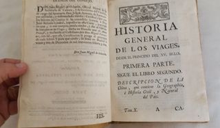 Historia General de los Viages Tomo X. 1770. CHINA
