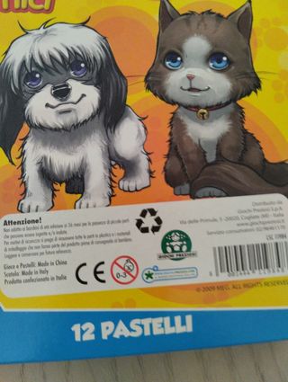 Scatola pastelli legno