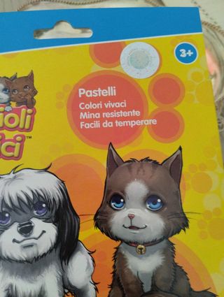 Scatola pastelli legno