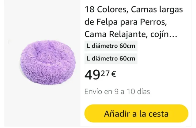 Cama para mascotas