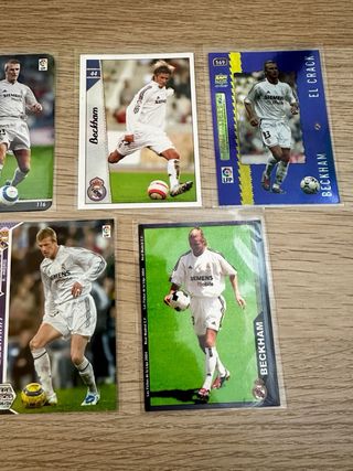 Cartas y cromos David Beckham