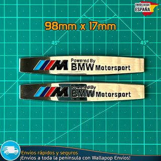 Emblemas Logos Laterales Powered by bmw Motorsport