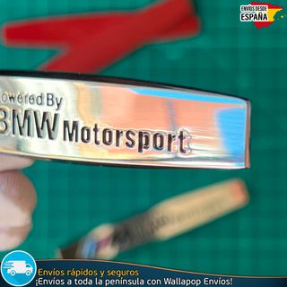 Emblemas Logos Laterales Powered by bmw Motorsport