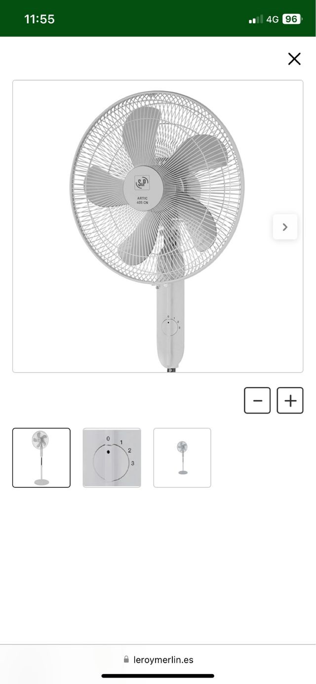 Ventilador de pie S&P Artic