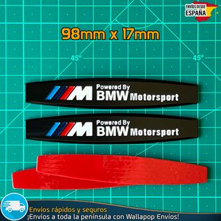 Emblemas Logos Laterales Powered by bmw Motorsport