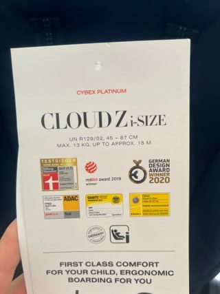 Seggiolino Cybex Platinum Cloud Z i-Size