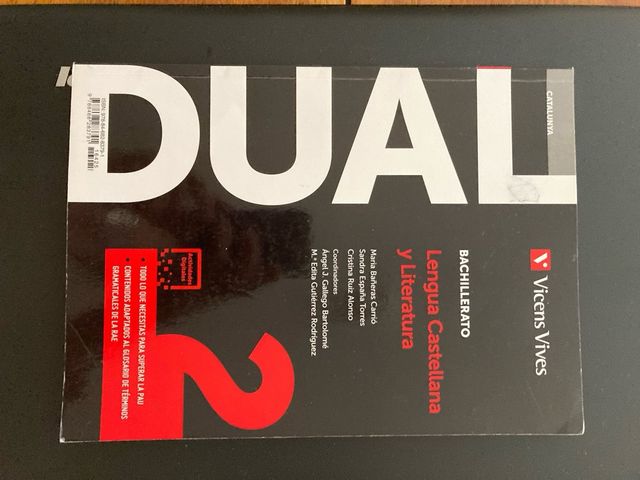 Dual 2 batxillerato  Castellana y literarura