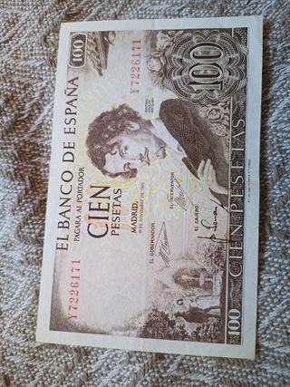 Billetes muy antiguos
