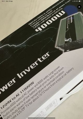 Inverter/multifunzioni 4000W barche/camper/12V220V