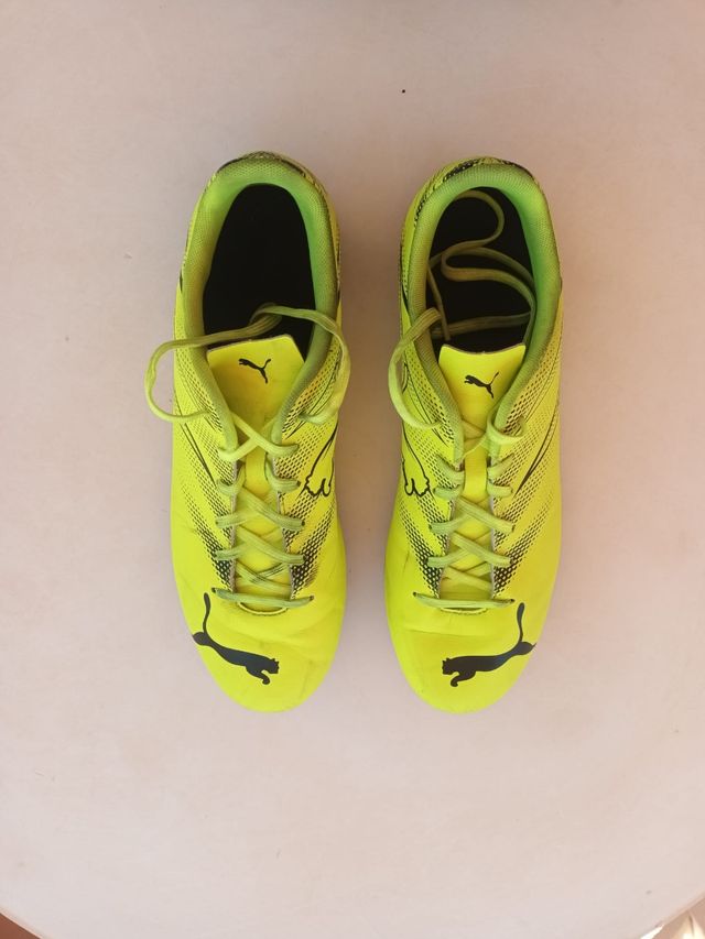 Deportivos tacos Pums fútbol césped