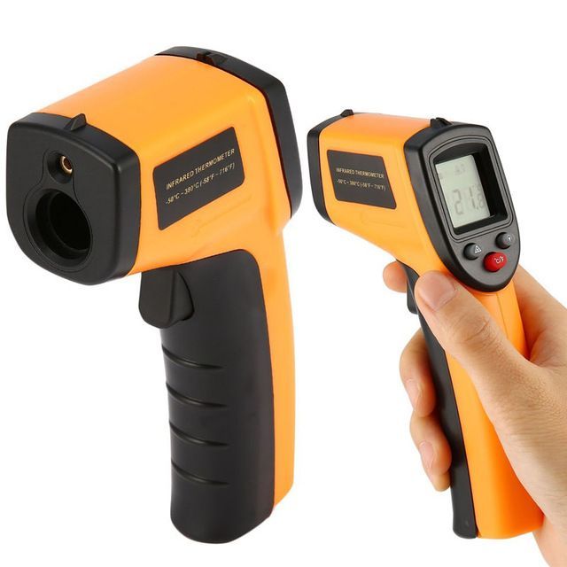 Termómetro digital por infrarrojo