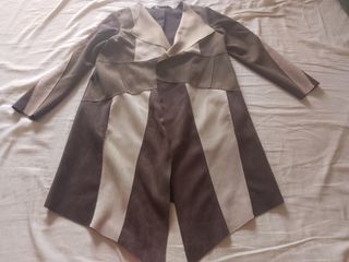 Soprabito lungo Zara scamosciato M, senza cintura