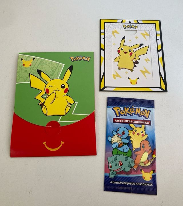 Regalos Pokemon promo 2021 McDonalds