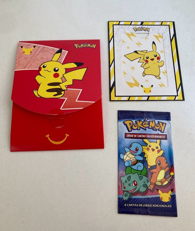 Regalos Pokemon promo 2021 McDonalds