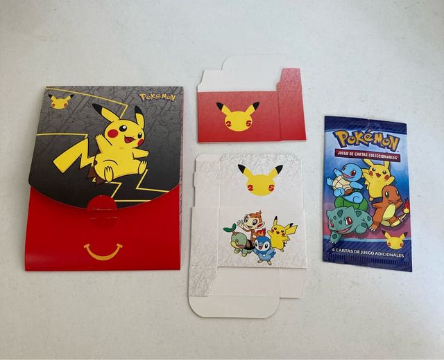 Regalos Pokemon promo 2021 McDonalds