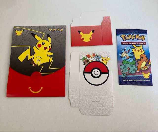 Regalos Pokemon promo 2021 McDonalds