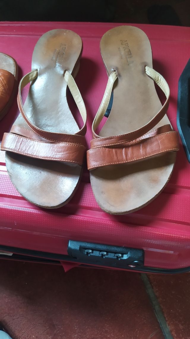 Sandali in cuoio Apicella