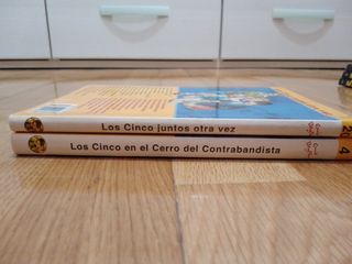 Lote libros "Los Cinco" versión antigua