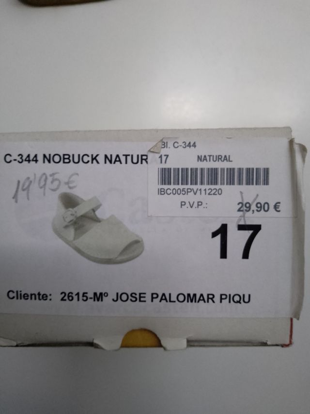 Sandalias Avarcas Castell bebé